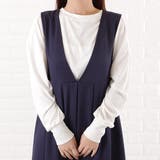 深Vネック ジャンパースカート Vネック | レースレディース  | 詳細画像17 