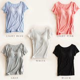 カップ付き 半袖 Tシャツ | レースレディース | 詳細画像6