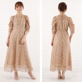 パーティードレス パワーショルダー 総レース | レースレディース  | 詳細画像19 