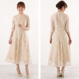 パーティードレス はしごレース ワンピース | レースレディース  | 詳細画像16 