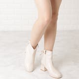 バックリボン ショートブーツ PUレザー | レースレディース  | 詳細画像6 