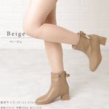 バックリボン ショートブーツ PUレザー | レースレディース  | 詳細画像8 