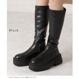 厚底 ストレッチ ロングブーツ | レースレディース  | 詳細画像3 