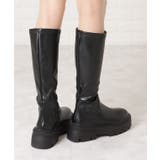 厚底 ストレッチ ロングブーツ | レースレディース  | 詳細画像6 