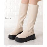 厚底 ストレッチ ロングブーツ | レースレディース  | 詳細画像9 