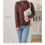 プチハイネックメロウステッチプルオーバー シンプル 無地 | レースレディース  | 詳細画像12 