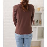 プチハイネックメロウステッチプルオーバー シンプル 無地 | レースレディース  | 詳細画像14 