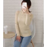 フリルレイヤードプチハイネックプルオーバー シアー 透け | レースレディース  | 詳細画像16 