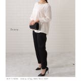 パンツドレス 長袖レーステーパードセレモニーセットアップ レディース | レースレディース | 詳細画像9