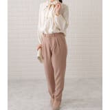 タックペプラムジャケット＆ボウタイブラウスパンツスーツ レディース 女性 | レースレディース  | 詳細画像8 