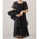 ノーカラージャケット&総レース半袖ワンピースドレス レディース 女性 | レースレディース  | 詳細画像17