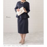 7部袖ペプラムブラウス&スカートセットアップ レディース 女性 | レースレディース  | 詳細画像8 