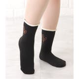 【10足セット】サイドフラワーショート丈シンプルルームソックス レディース ソッ… | レースレディース  | 詳細画像6 