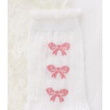 ロマンチックデザインホワイトカラーショート丈ソックス レディース ソックス | レースレディース  | 詳細画像14 