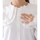 ダブルラウンドカラーフリルブラウス 女性 レディース | レースレディース  | 詳細画像11 