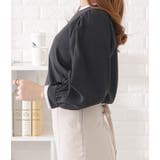 配色ラインバルーンスリーブプルオーバー女性 レディース 長袖 | レースレディース  | 詳細画像14 