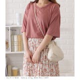 ゆるシルエット半袖カラーTシャツ トップス レディース | レースレディース  | 詳細画像12 