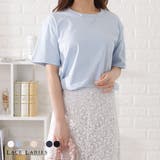 ミニマル半袖カラーTシャツ レディース 女性 | レースレディース  | 詳細画像1 