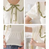 ビッグカラーフリル付き半袖ブラウス レディース 女性 | レースレディース  | 詳細画像20