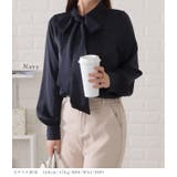 ボウタイ付きとろみピンタックブラウス 女性 レディース | レースレディース | 詳細画像7