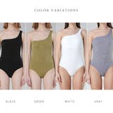 ワンショルダーベーシックワンピース水着 女性 レディース | レースレディース | 詳細画像2
