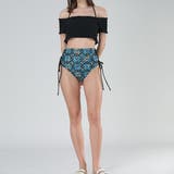 シャーリングトップスレースアップショーツビキニセット女性 レディース 水着 | レースレディース | 詳細画像11