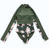 花柄ドッキングワンピース長袖水着 女性 レディース | レースレディース | 詳細画像12