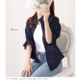 2WAY花柄刺繍5分袖キャンディブラウスレディース 女性 長袖 | レースレディース  | 詳細画像11 