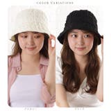 くしゅデザインバケットハット レディース 春 | レースレディース | 詳細画像2