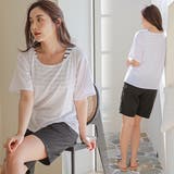 体型カバーボーター柄タンキニ4点セット 女性 レディース | レースレディース | 詳細画像13