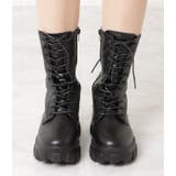 厚底 レースアップ ミドルブーツ | レースレディース | 詳細画像11