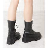 厚底 レースアップ ミドルブーツ | レースレディース | 詳細画像9