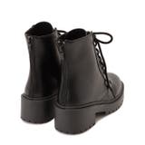 レースアップブーツ PUレザー ショートブーツ | レースレディース  | 詳細画像16 