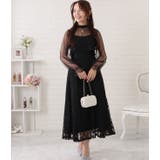 シフォンブラウス付きレーシィキャミソールワンピース 女性 レディース | レースレディース | 詳細画像8