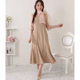 ビッグリボンシフォンドッキングワンピース 女性 レディース | レースレディース  | 詳細画像5 