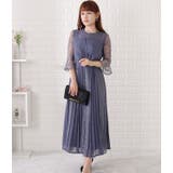 ウエストリボンシフォンプリーツワンピース 女性 レディース | レースレディース | 詳細画像16