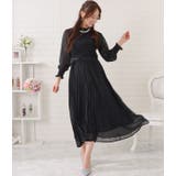 ベルト付きシフォンプリーツ長袖ワンピース 女性 レディース | レースレディース  | 詳細画像13 