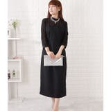 7分袖レトロレースドッキングワンピース 女性 レディース | レースレディース  | 詳細画像14 