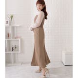 キャンディスリーブレースドッキングロングワンピース 女性 レディース | レースレディース  | 詳細画像4 