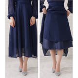 ギャザーシェイプロングシフォンワンピース 女性 レディース | レースレディース  | 詳細画像19 