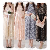 総レース5分袖タックワンピース 女性 レディース | レースレディース | 詳細画像2