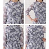 総レース5分袖タックワンピース 女性 レディース | レースレディース | 詳細画像20