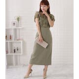 パフスリーブレースドッキングワンピース 女性 レディース | レースレディース  | 詳細画像16 