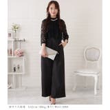 レースブラウス×ワイドボトムオールインワン 女性 レディース | レースレディース | 詳細画像12