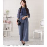 レースブラウス×ワイドボトムオールインワン 女性 レディース | レースレディース | 詳細画像3