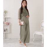 レースブラウス×ワイドボトムオールインワン 女性 レディース | レースレディース | 詳細画像9