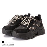 厚底 ダッドスニーカー ボリュームスニーカー | レースレディース  | 詳細画像1 