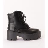 厚底レースアップショートブーツ ボリュームブーツ レースアップシューズ | レースレディース  | 詳細画像18 