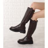 サイドゴア 厚底 ロングブーツ | レースレディース  | 詳細画像10 