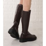 サイドゴア 厚底 ロングブーツ | レースレディース  | 詳細画像12 